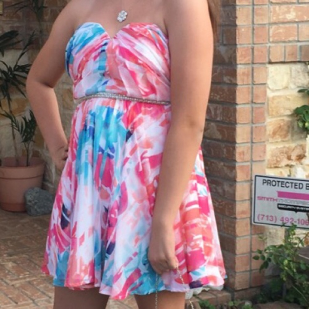Multi-colored dress